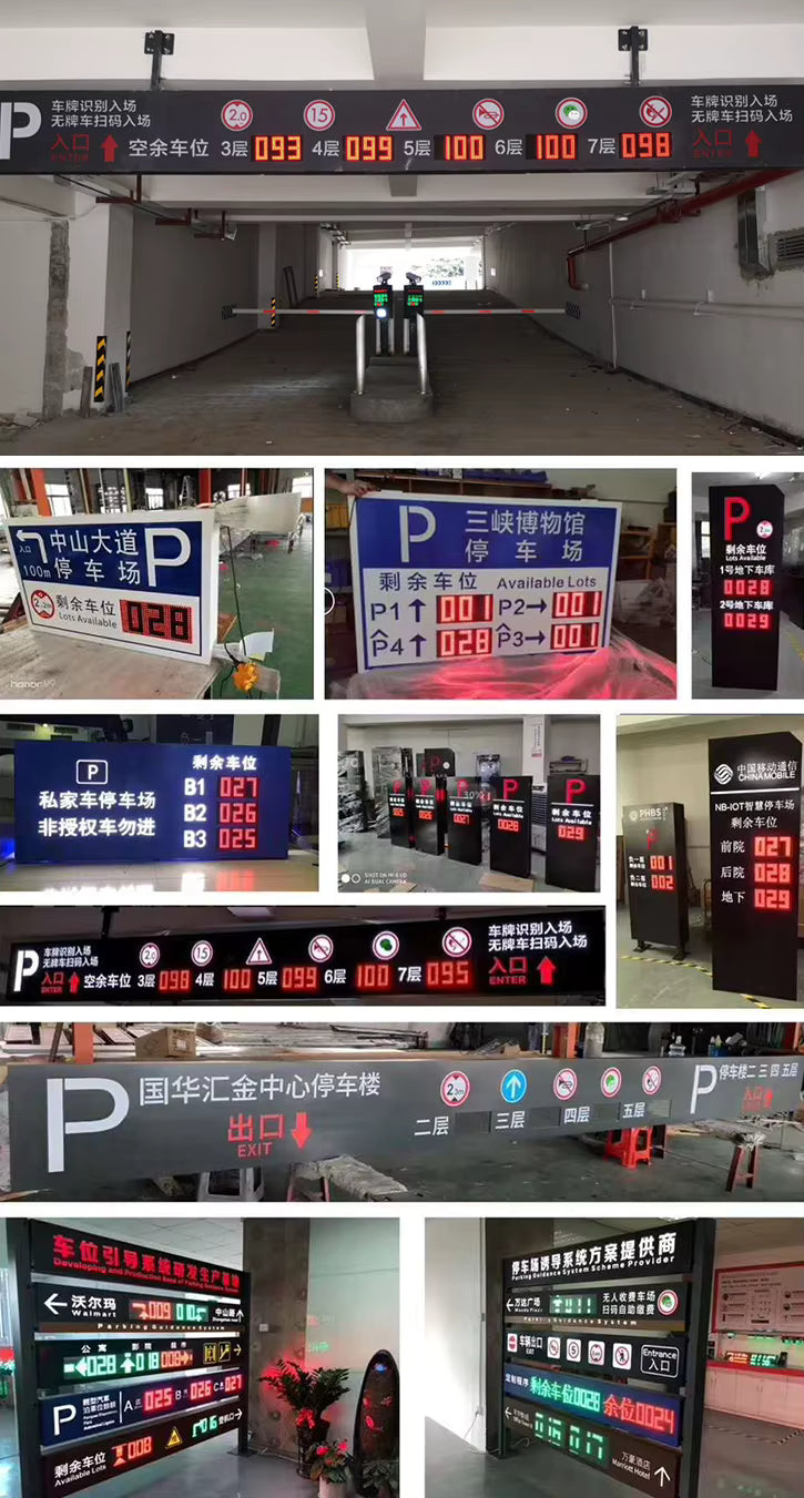 🚘 Ultrasonic Parking Sensor Car Park Guidance System with Smart LED Indicators مستشعر وقوف السيارات بالموجات فوق الصوتية