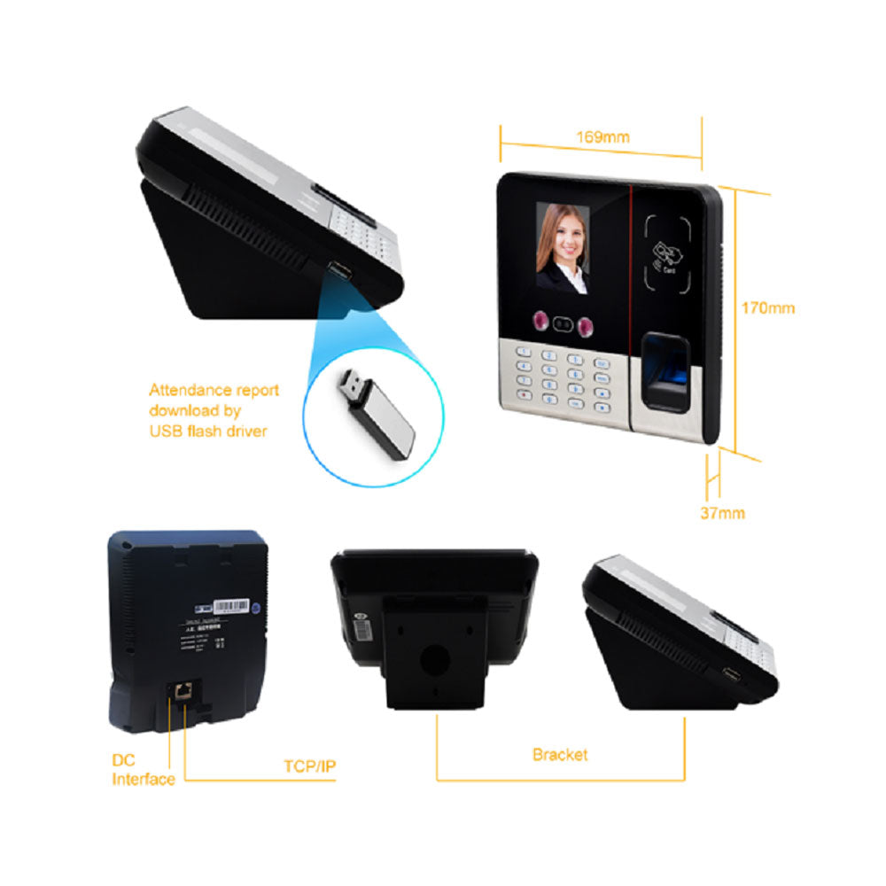 ⏰ جهاز بصمة الحضور والانصراف TIMMY TM-F630 – الوجه | البصمة | الكارت | سعة تخزين كبيرة