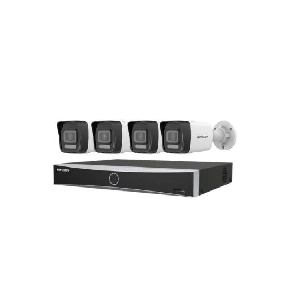 🎥 عرض خاص – باقة 4 كاميرات مراقبة شبكية بدقة 6 ميجابكسل مع جهاز تسجيل 4 قنوات 4K من Hikvision - MadinahTaif Store
