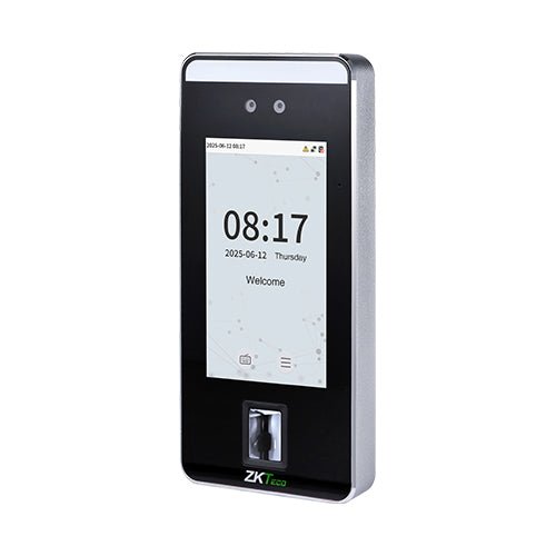 جهاز حضور وتحكم دخول بالتعرف على الوجه والبصمة بشاشة 5 بوصة ZKTeco SpeedFace-V5L - MadinaTaif
