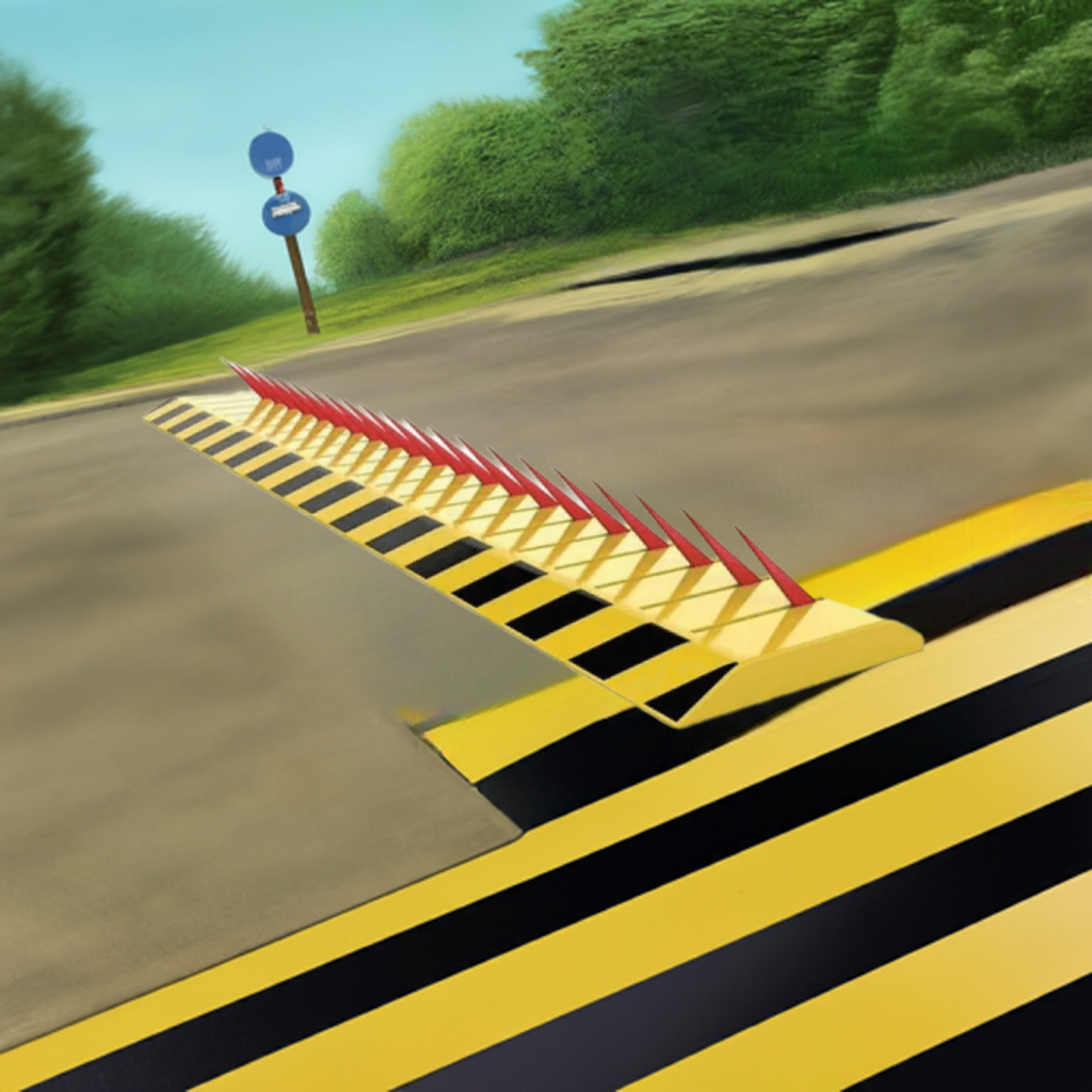 � حاجز شوكي للسيارات TA-164 | أمان وتحكم مروري متكامل