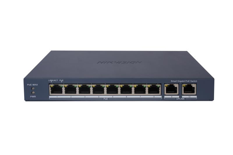 سويتش Hikvision DS-3E1510P-EI PoE - MadinaTaif