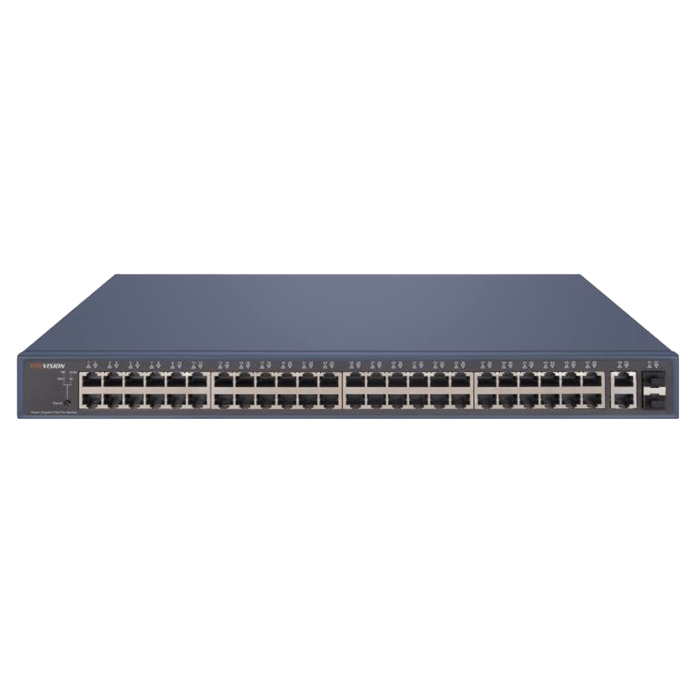 سويتش Hikvision DS-3E1552P-SI مُدار 48 منفذ Gigabit PoE - MadinaTaif