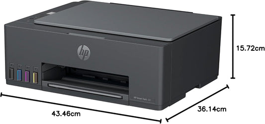 طابعة HP Smart Tank 581 لاسلكية | طباعة، نسخ، مسح ضوئي بجودة عالية