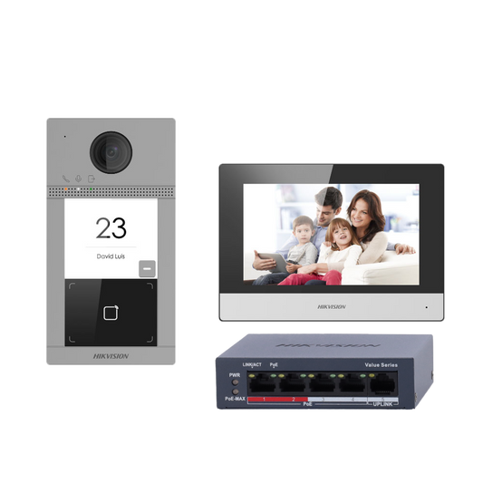 طقم إنتركم Hikvision DS-KIS604-S