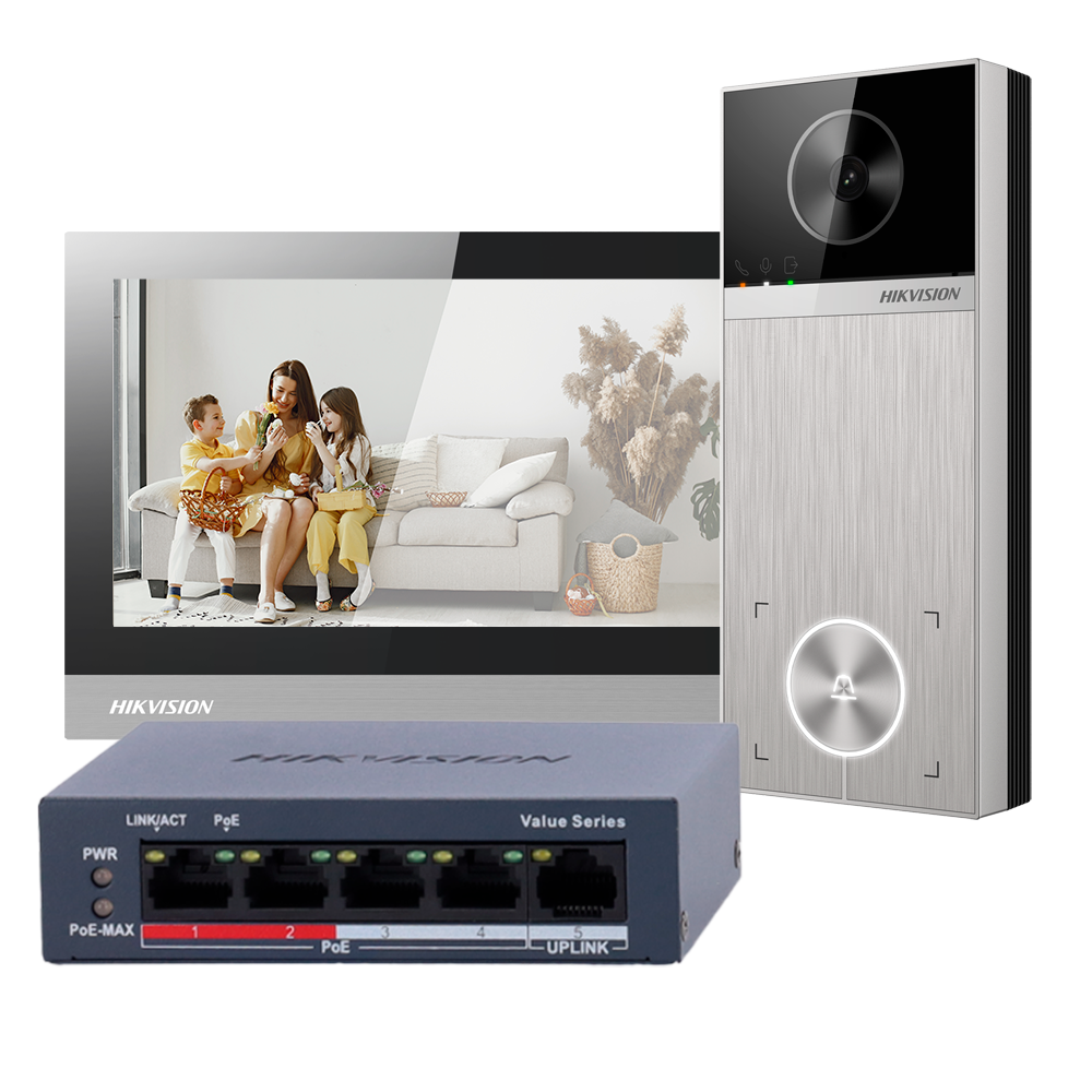طقم إنتركم Hikvision DS-KIS613-S