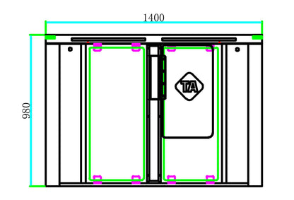TA-310 (Swing) Pass Gate