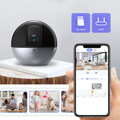 عرض 2 كاميرا مراقبة وايرلس EZVIZ C6W بدقة 4 ميجا - MadinahTaif Store