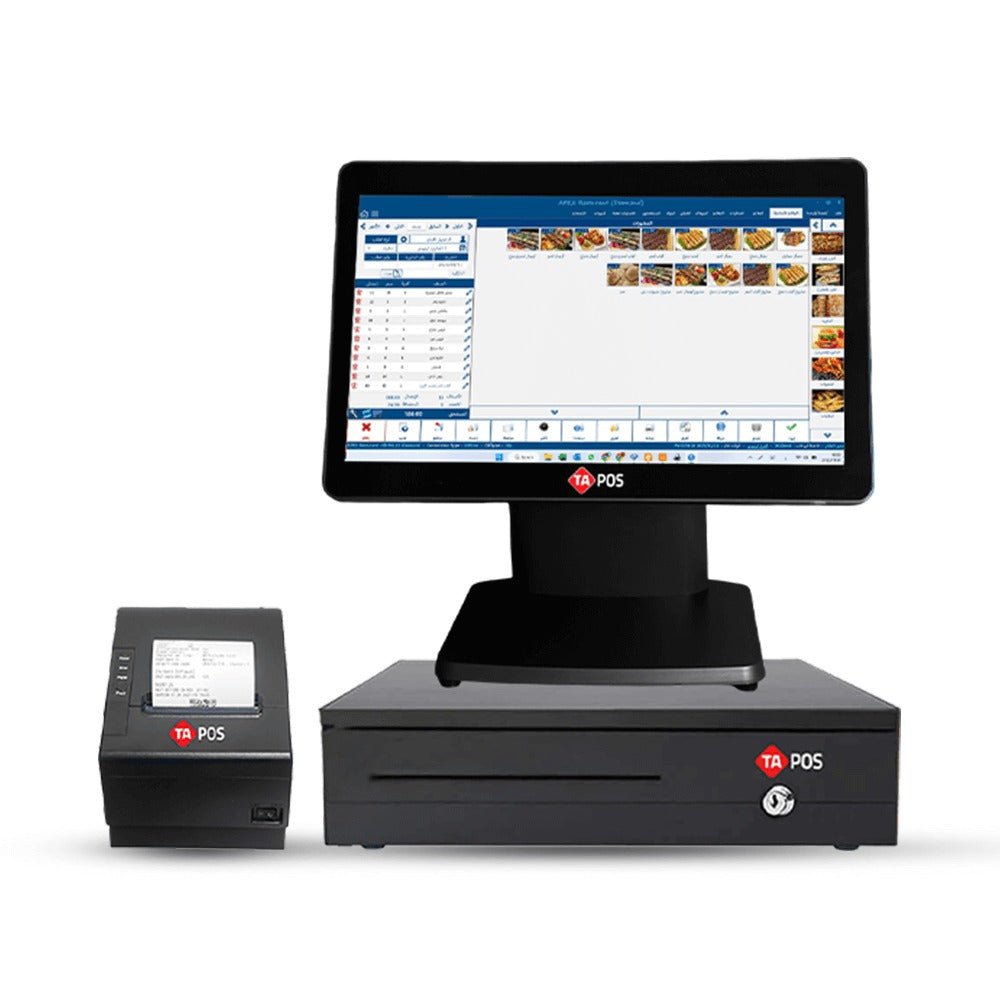 عرض لفترة محدودة: جهاز كاشير لمس i3 للمطاعم والكافيهات - MadinahTaif Store