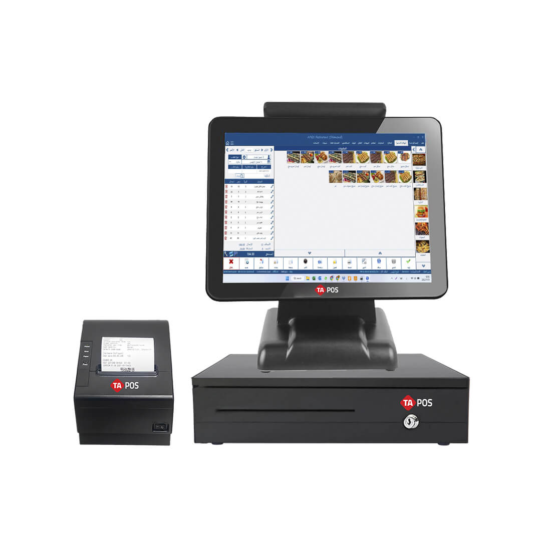 عرض لفترة محدودة: جهاز كاشير لمس i3 للمطاعم والكافيهات - MadinahTaif Store