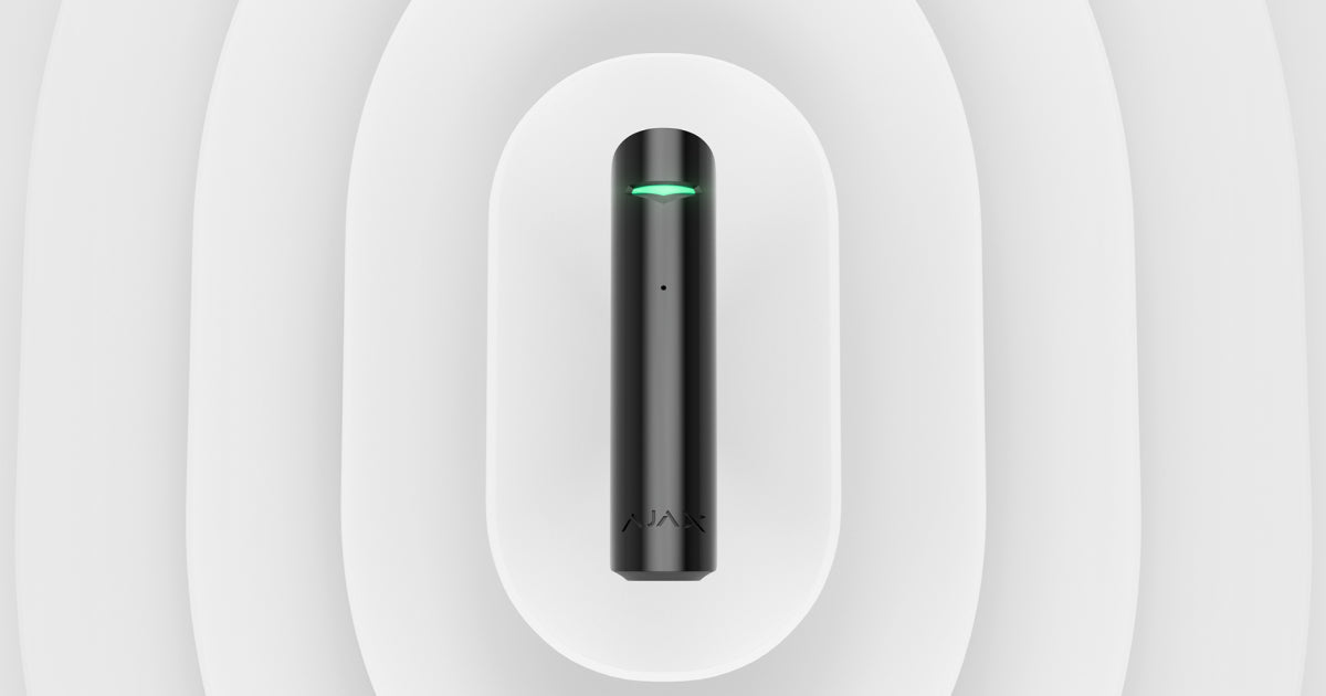 AJAX Wireless glass break detector حساس كسر الزجاج لاسلكي GlassProtect - MadinaTaif