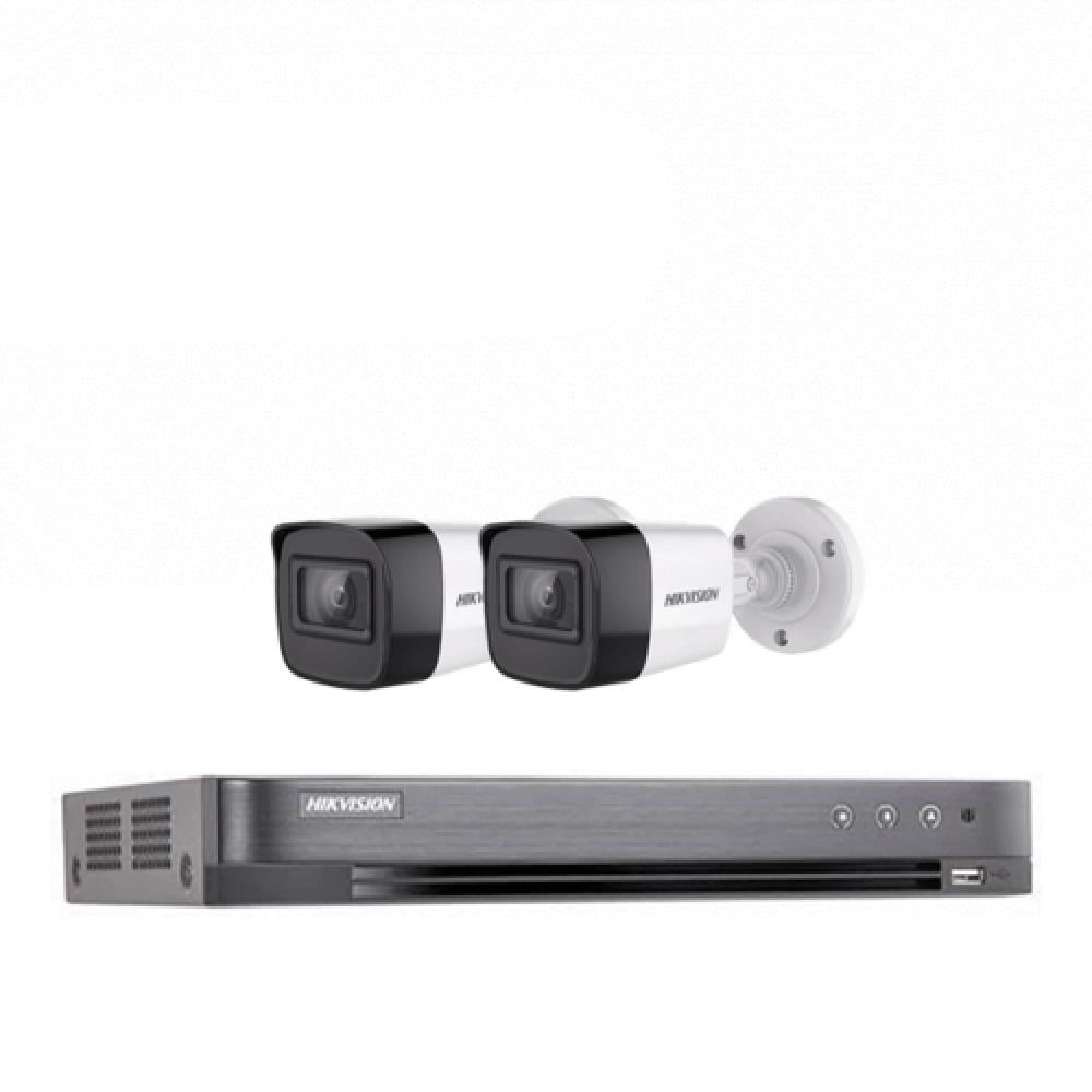 🎥 باقة كاميرات المراقبة الشبكية من Hikvision – عدد 2 كاميرا 6 ميجابكسل مع جهاز تسجيل شبكي 4 قنوات 4K - MadinahTaif Store
