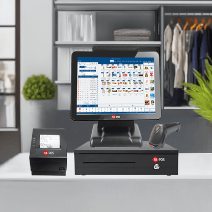🔍 باندل جهاز كاشير متكامل مع برنامج APEX الإصدار الفضي - MadinahTaif Store