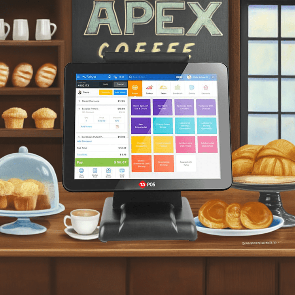 🔍 باندل جهاز كاشير متكامل مع برنامج APEX الإصدار الفضي - MadinahTaif Store