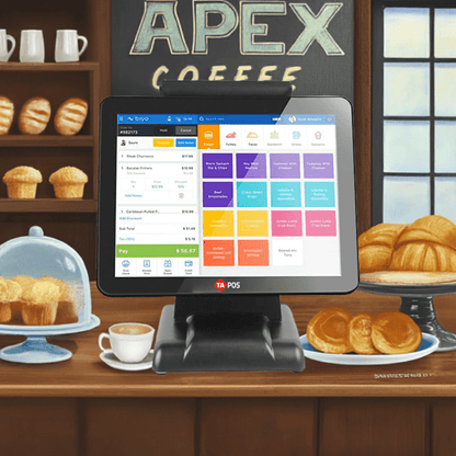 🔍 باندل جهاز كاشير متكامل مع برنامج APEX الإصدار الفضي - MadinahTaif Store