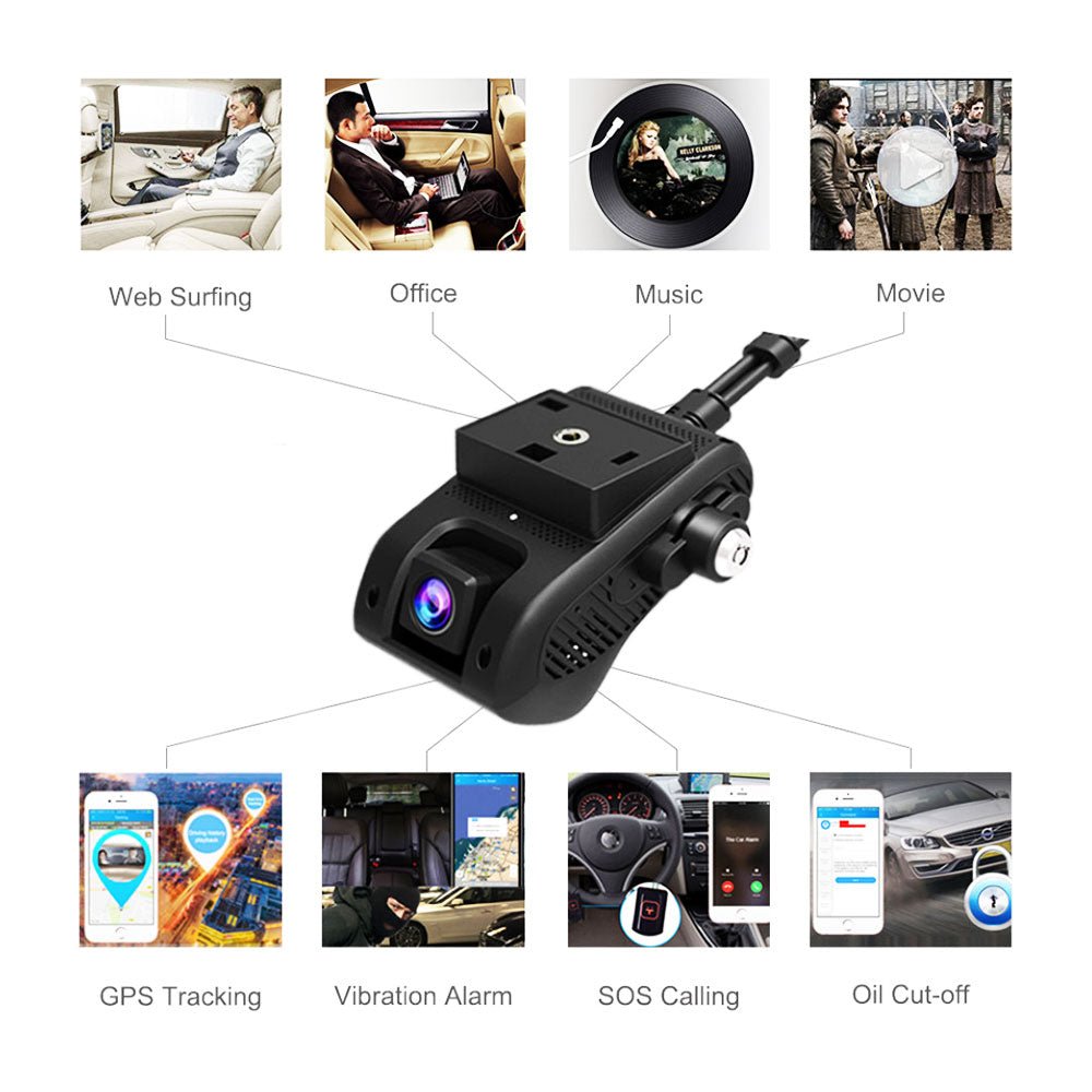 داش كام تدعم البث المباشر تصوير أمامي و داخلي JC400P 4G - MadinahTaif Store