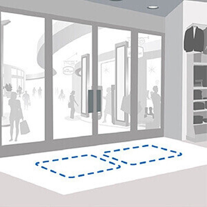 جهاز امني لكشف سرقة ملابس ارضي مخفي Floor Max Sensormatic - MadinahTaif Store