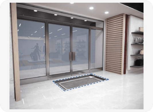 جهاز امني لكشف سرقة ملابس ارضي مخفي Floor Max Sensormatic - MadinahTaif Store