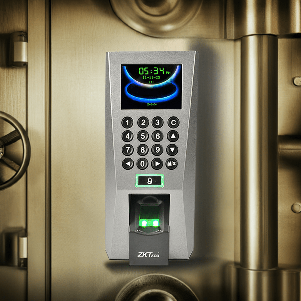 🖐️ جهاز بصمة الإصبع ZKTeco F18 – نظام تحكم دخول متطور - MadinahTaif Store