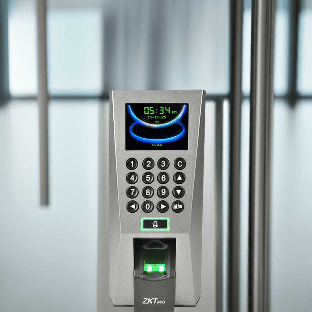 🖐️ جهاز بصمة الإصبع ZKTeco F18 – نظام تحكم دخول متطور - MadinahTaif Store