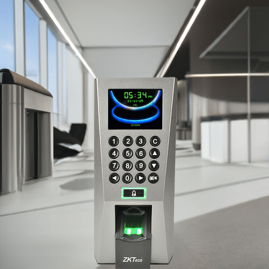 🖐️ جهاز بصمة الإصبع ZKTeco F18 – نظام تحكم دخول متطور - MadinahTaif Store