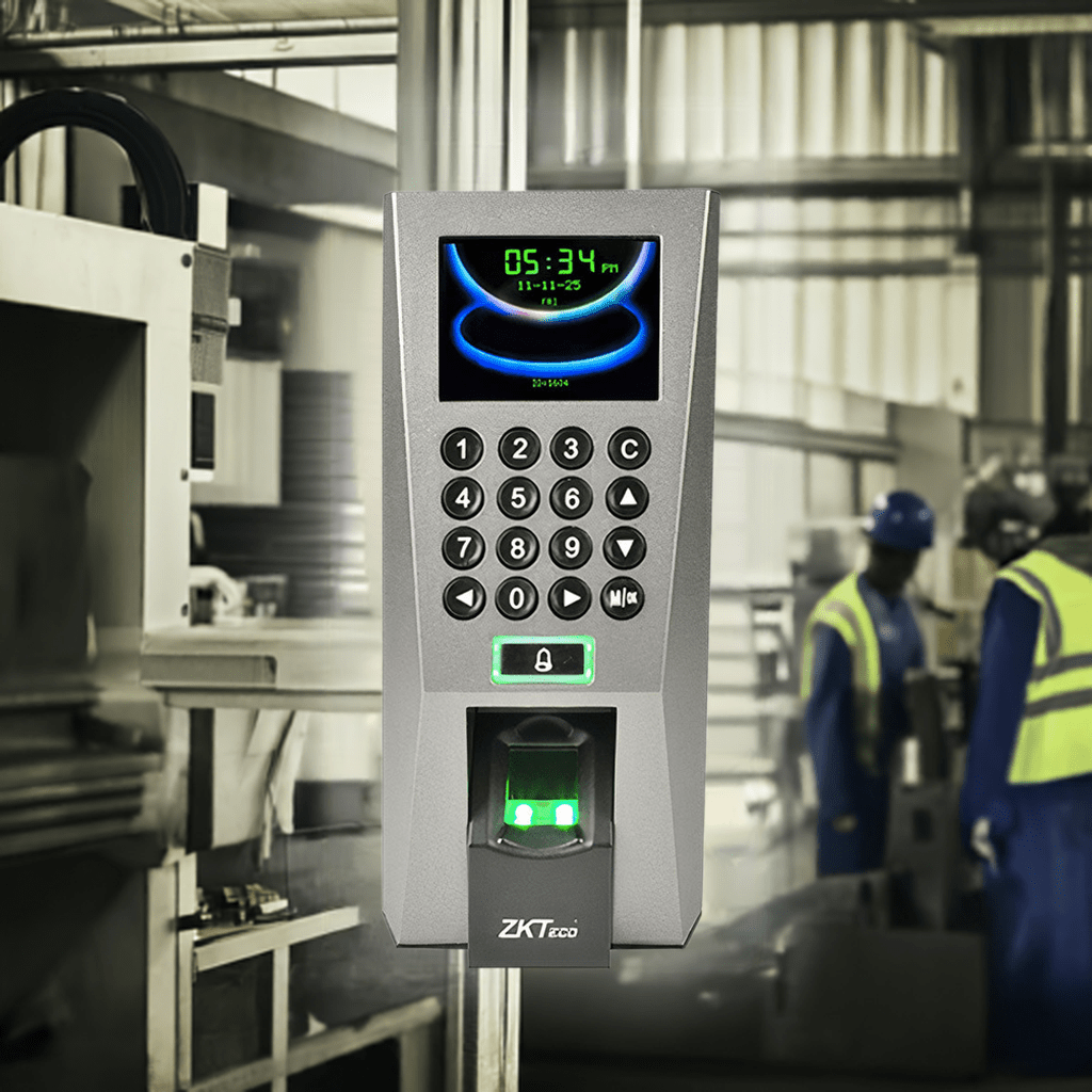 🖐️ جهاز بصمة الإصبع ZKTeco F18 – نظام تحكم دخول متطور - MadinahTaif Store