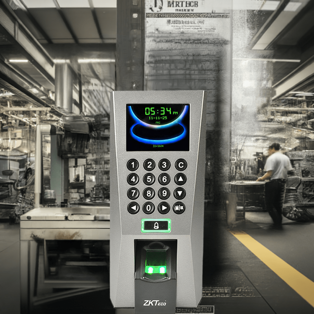 🖐️ جهاز بصمة الإصبع ZKTeco F18 – نظام تحكم دخول متطور - MadinahTaif Store