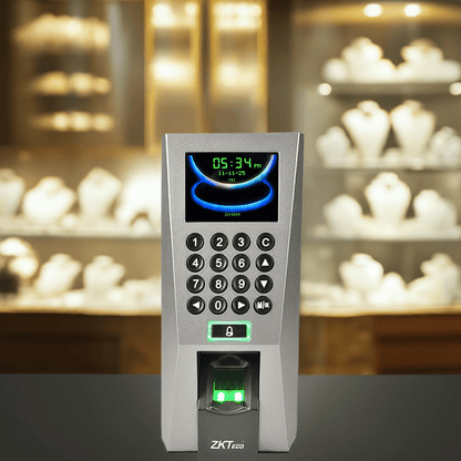 🖐️ جهاز بصمة الإصبع ZKTeco F18 – نظام تحكم دخول متطور - MadinahTaif Store