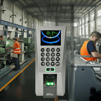 🖐️ جهاز بصمة الإصبع ZKTeco F18 – نظام تحكم دخول متطور - MadinahTaif Store