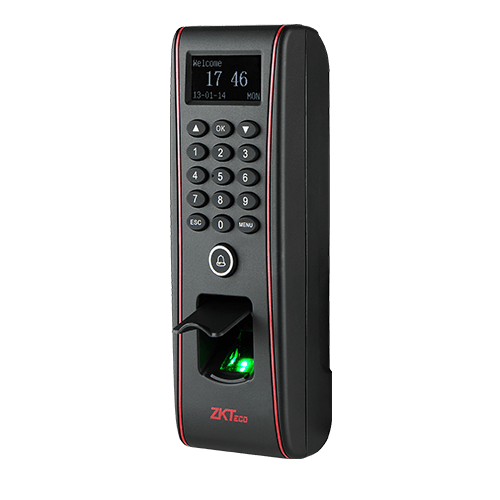 جهاز بصمة للتحكم بالدخول والحضور مقاوم للماء IP65 ZKTeco TF1700 - MadinaTaif