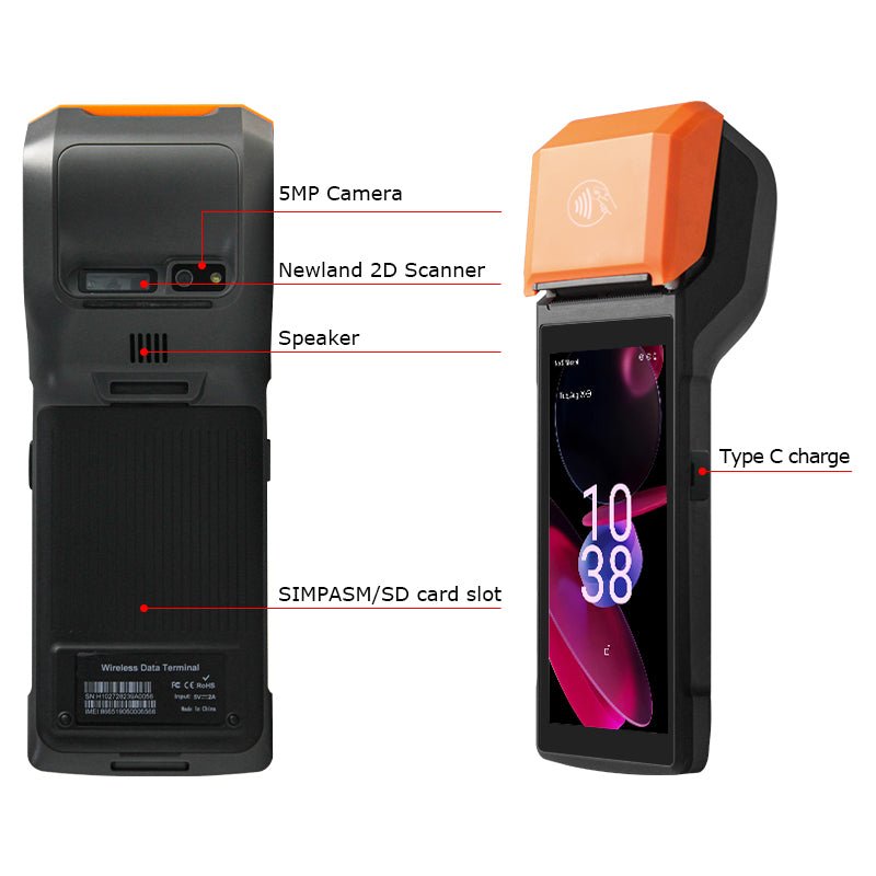 💳 جهاز كاشير وفواتير محمول TA - 50 – الحل الذكي لإدارة المبيعات والفواتير - MadinahTaif Store
