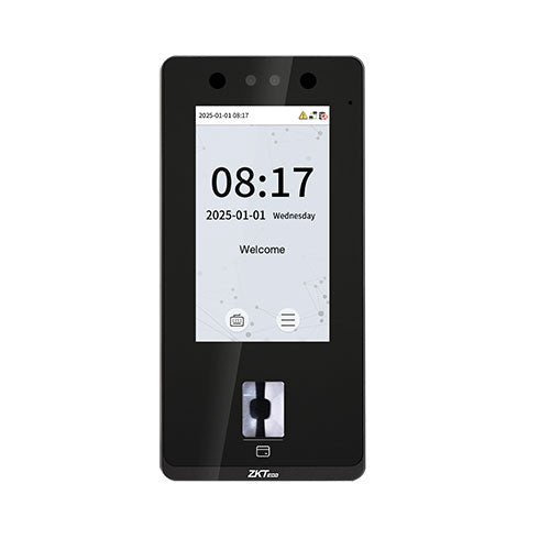 جهاز تحكم دخول وحضور بالتعرف على الوجه والبصمة بشاشة لمس 4.3 بوصة ZKTeco SenseFace 4A - MadinaTaif