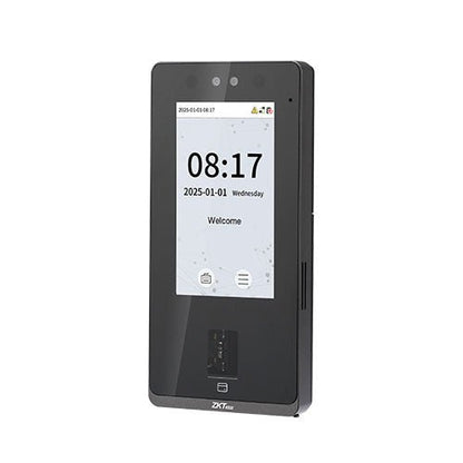 جهاز تحكم دخول وحضور بالتعرف على الوجه والبصمة بشاشة لمس 4.3 بوصة ZKTeco SenseFace 4A - MadinaTaif