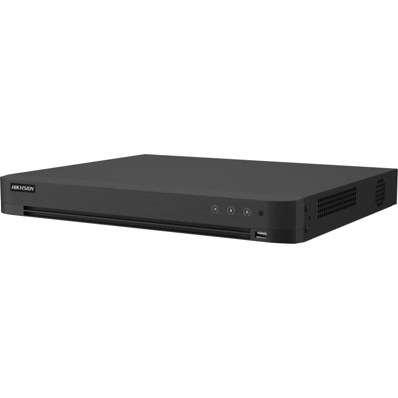 جهاز تسجيل DVR هيك فيجن 16 قناة مع التعرف على الوجه بمنفذي هارد DS-7216HQHI-S2/XT - MadinaTaif