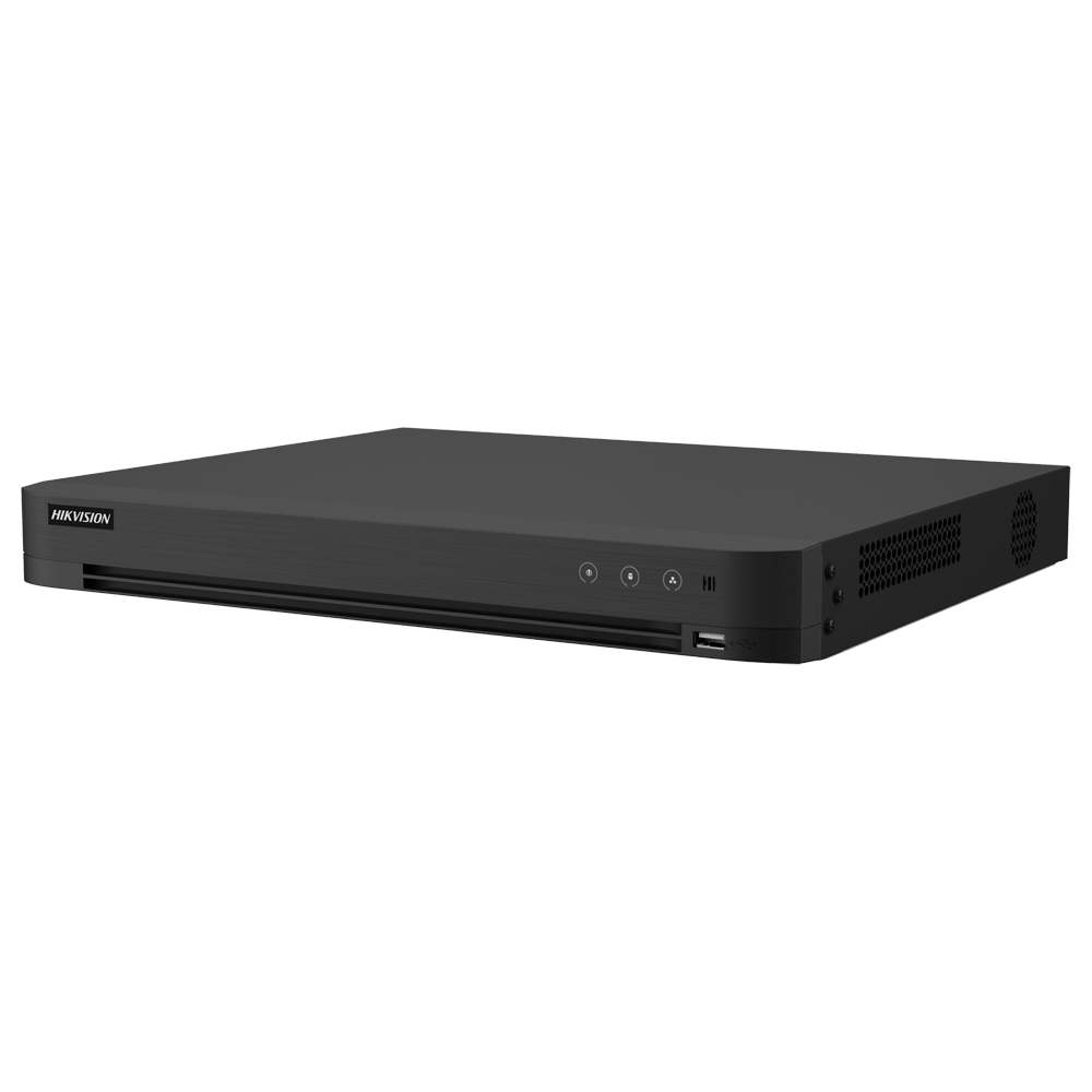 جهاز تسجيل DVR هيك فيجن 16 قناة مع التعرف على الوجه بمنفذي هارد iDS-7216HQHI-M2/XT - MadinaTaif