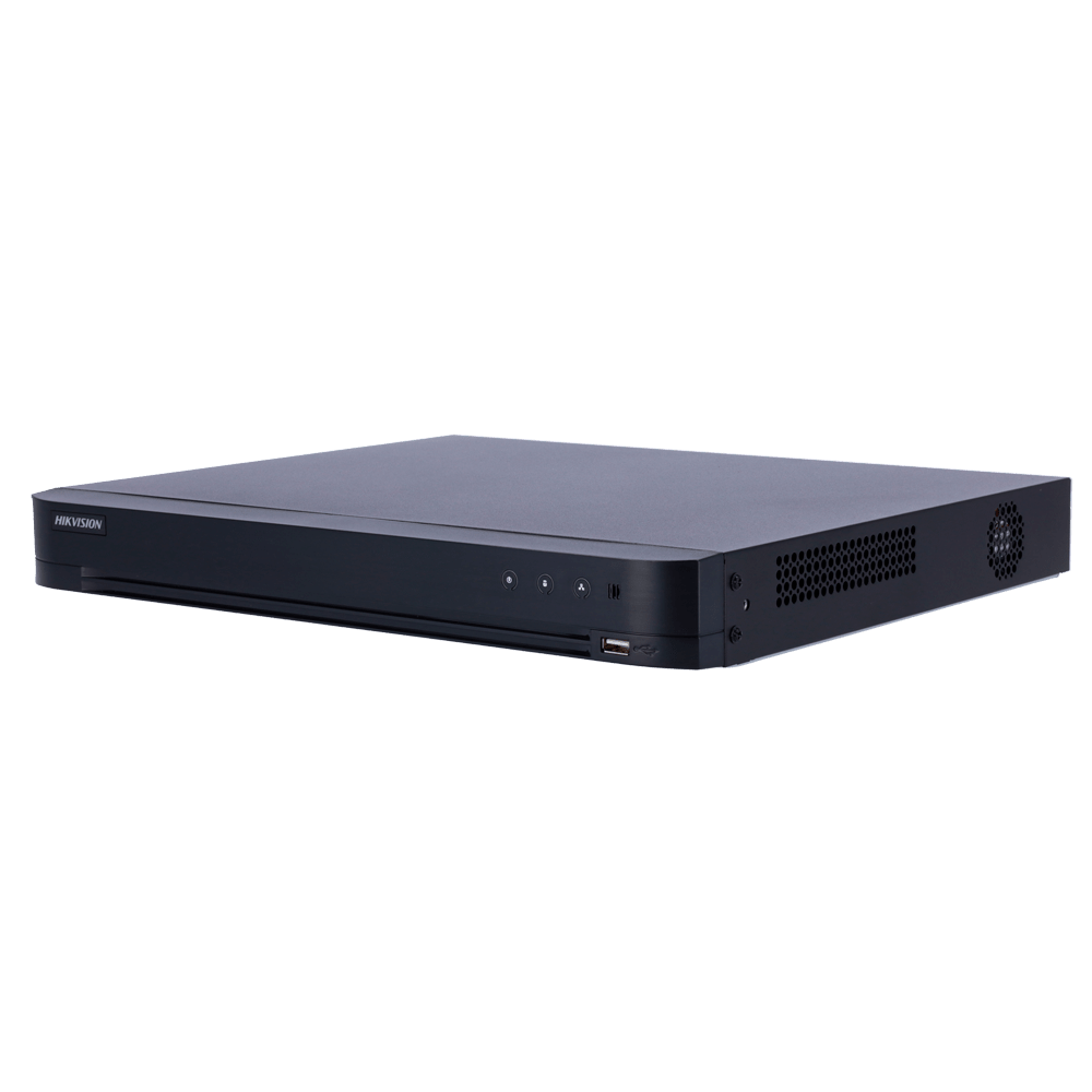 جهاز تسجيل DVR هيك فيجن 32 قناة مع التعرف على الوجه بمنفذي هارد iDS-7232HQHI-M2/XT - MadinaTaif
