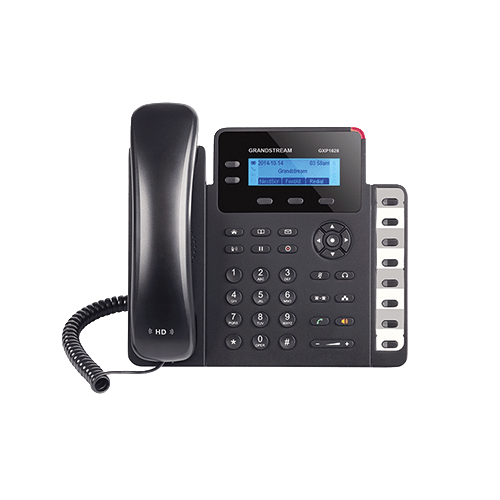 هاتف IP مكتبي أساسي بخطين ومنافذ جيجابت جراند ستريم GXP1628 - MadinaTaif