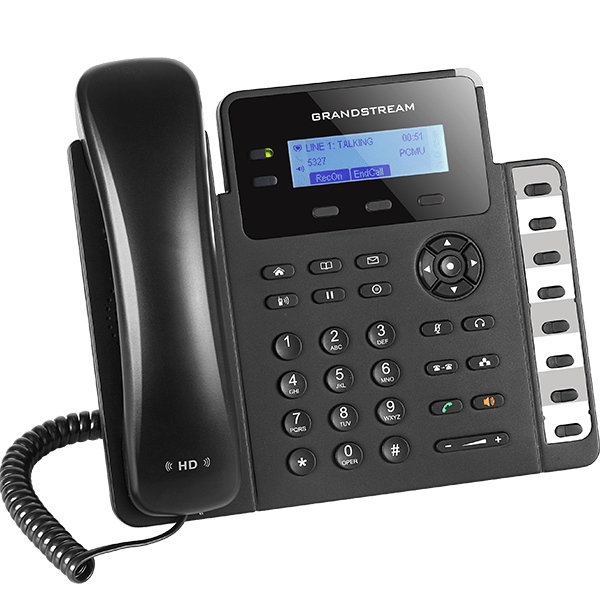 هاتف IP مكتبي أساسي بخطين ومنافذ جيجابت جراند ستريم GXP1628 - MadinaTaif