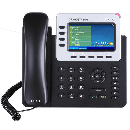 هاتف IP مكتبي متقدم 4 خطوط بشاشة ملونة جراند ستريم GXP2140 - MadinaTaif