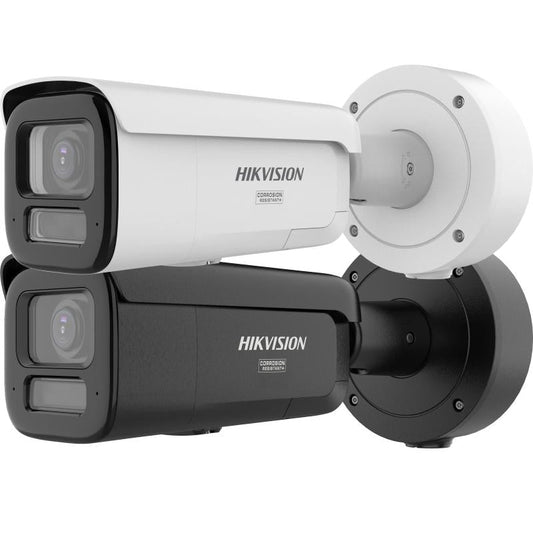 كاميرا مراقبة IP بدقة 4MP ملونة ColorVu مع ردع نشط هيك فيجن DS-2CD2647G3-LIZS2UY/S(L)(RB) - MadinaTaif