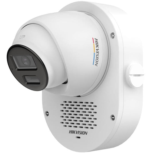 كاميرا مراقبة Turbo HD بدقة 2MP (1080p) Turret ملونة ColorVu مع صوت ثنائي الاتجاه وردع Live Guard هيك فيجن DS-2CE73DF0T-LXTS - MadinaTaif