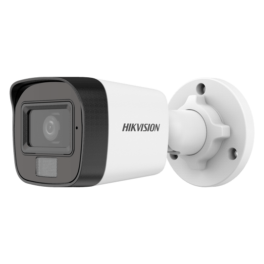كاميرا مراقبة Turbo HD بدقة 3K (5MP) Bullet بإضاءة مزدوجة مع ميكروفون هيك فيجن DS-2CE16K0T-LFS - MadinaTaif