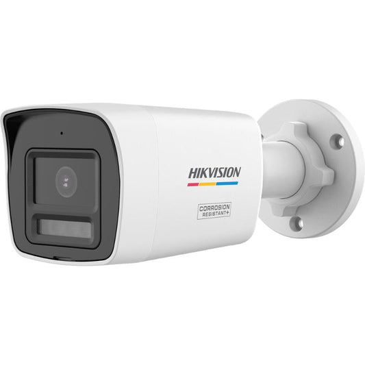 كاميرا مراقبة Turbo HD بدقة 3K (5MP) Bullet ملونة ColorVu مع ميكروفون هيك فيجن DS-2CE10KF3T-LSYE - MadinaTaif
