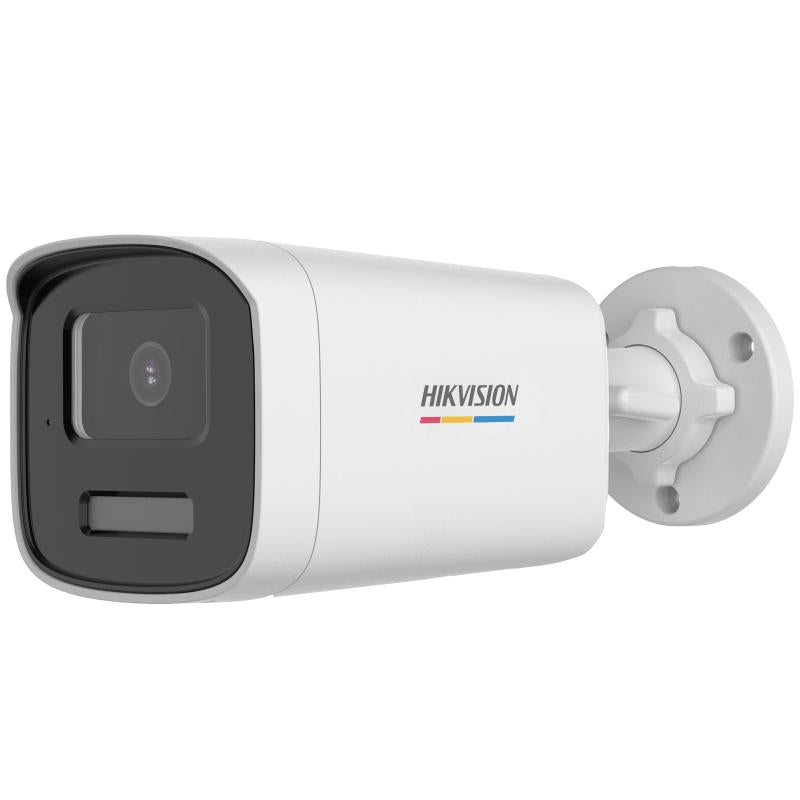 كاميرا مراقبة Turbo HD بدقة 3K (5MP) Bullet ملونة ColorVu مع ميكروفون هيك فيجن DS-2CE12KF3T-LS - MadinaTaif