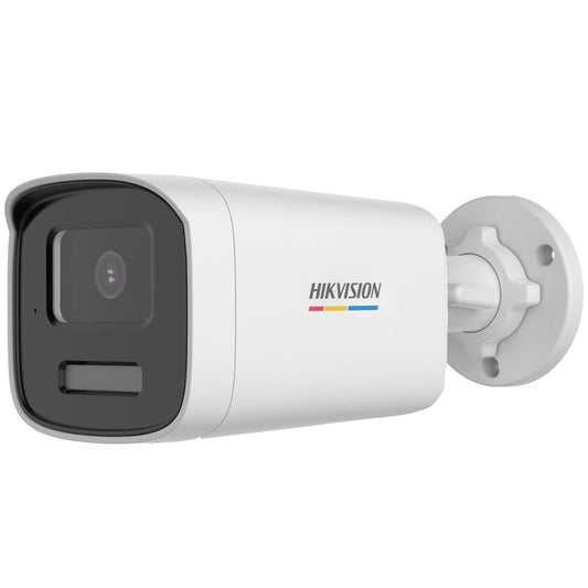 كاميرا مراقبة Turbo HD بدقة 3K (5MP) Bullet ملونة ColorVu مع ميكروفون هيك فيجن DS-2CE12KF3T-LS - MadinaTaif