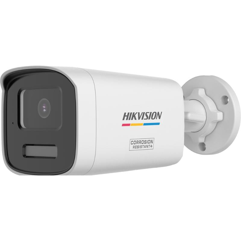 كاميرا مراقبة Turbo HD بدقة 3K (5MP) Bullet ملونة ColorVu مع ميكروفون هيك فيجن DS-2CE12KF3T-LSYE - MadinaTaif