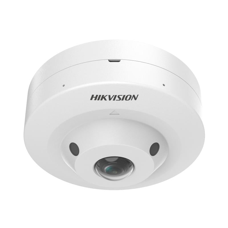كاميرا مراقبة Turbo HD بدقة 3K (5MP) Fisheye بإضاءة هجينة ذكية مع ميكروفون هيك فيجن DS-2CE52K0T-LPS - MadinaTaif