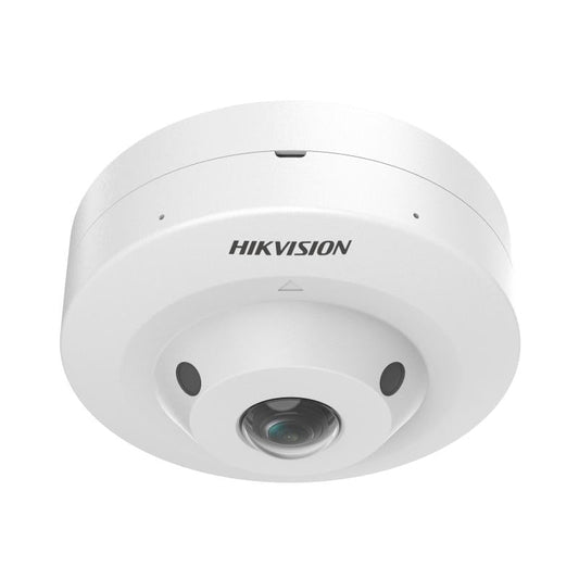كاميرا مراقبة Turbo HD بدقة 3K (5MP) Fisheye بإضاءة هجينة ذكية مع ميكروفون هيك فيجن DS-2CE52K0T-LPS - MadinaTaif
