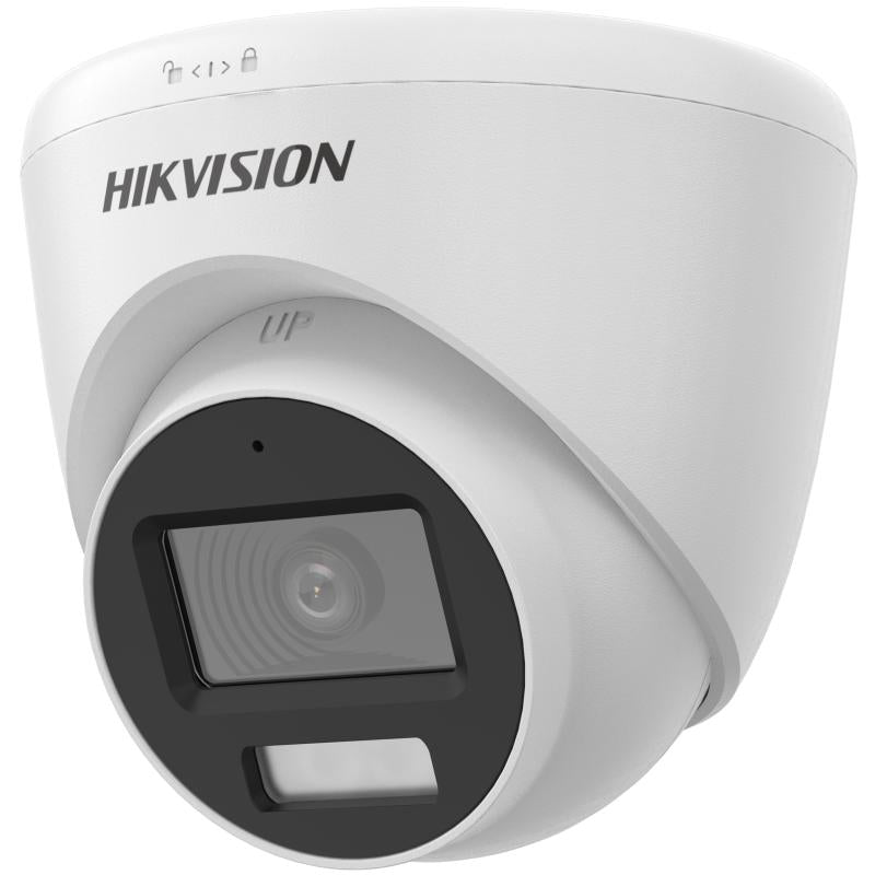 كاميرا مراقبة Turbo HD بدقة 3K (5MP) Turret بإضاءة مزدوجة مع ميكروفون هيك فيجن DS-2CE78K0T-LFS - MadinaTaif