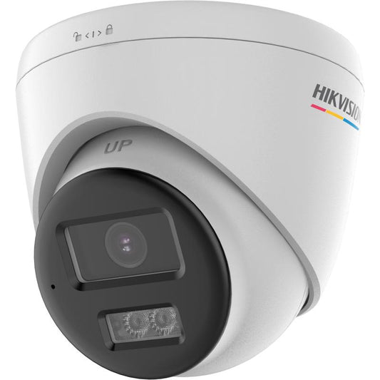 كاميرا مراقبة Turbo HD بدقة 3K (5MP) Turret ملونة ColorVu مع ميكروفون هيك فيجن DS-2CE72KF3T-LS - MadinaTaif